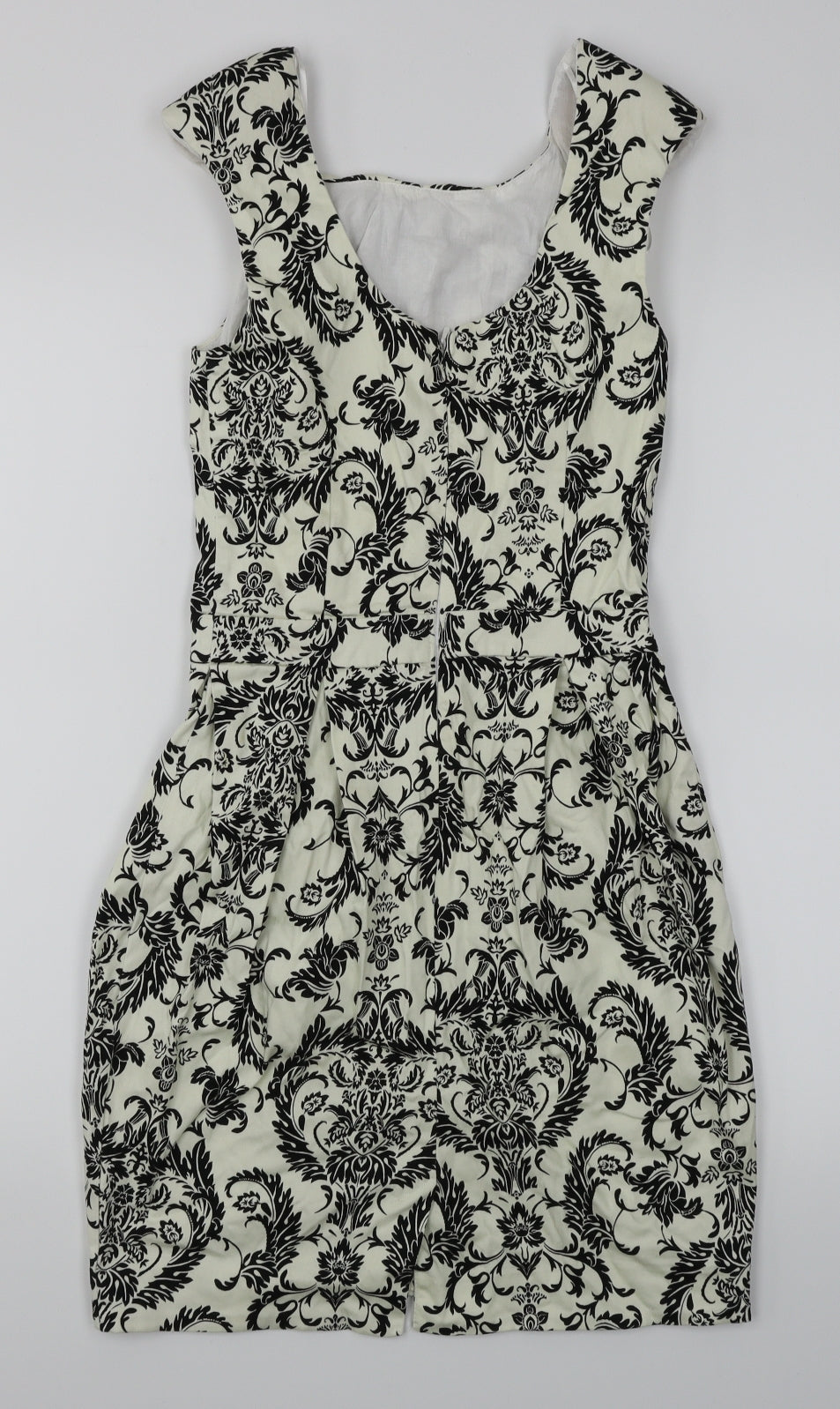 Atmosphere Womens White Floral  A-Line  Size 10