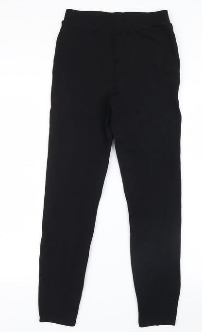 Womens UK Size 10 Papaya Regular Fit  Black Trousers