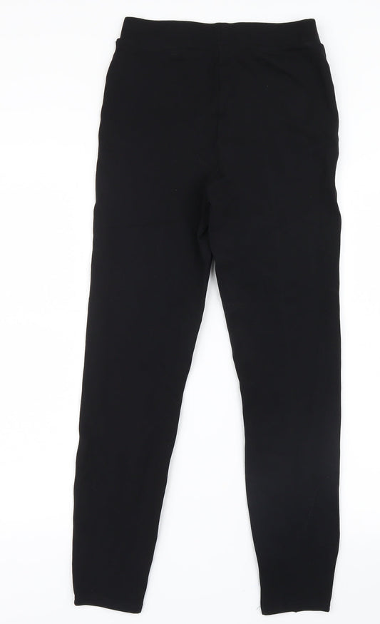 Womens UK Size 10 Papaya Regular Fit  Black Trousers