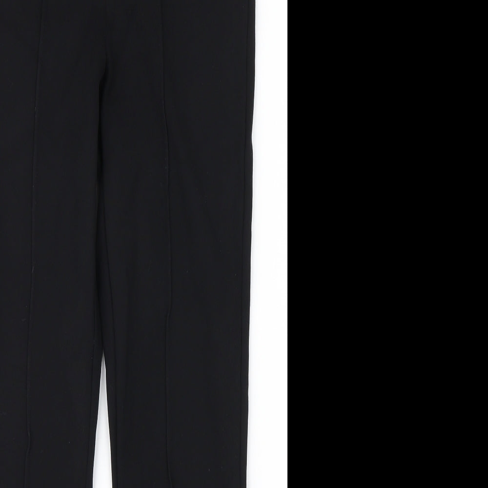 Womens UK Size 10 Papaya Regular Fit  Black Trousers