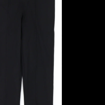 Womens UK Size 10 Papaya Regular Fit  Black Trousers