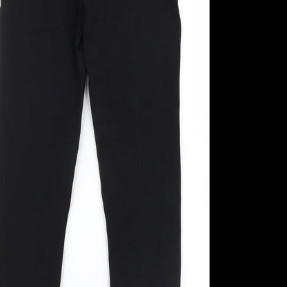 Womens UK Size 10 Papaya Regular Fit  Black Trousers