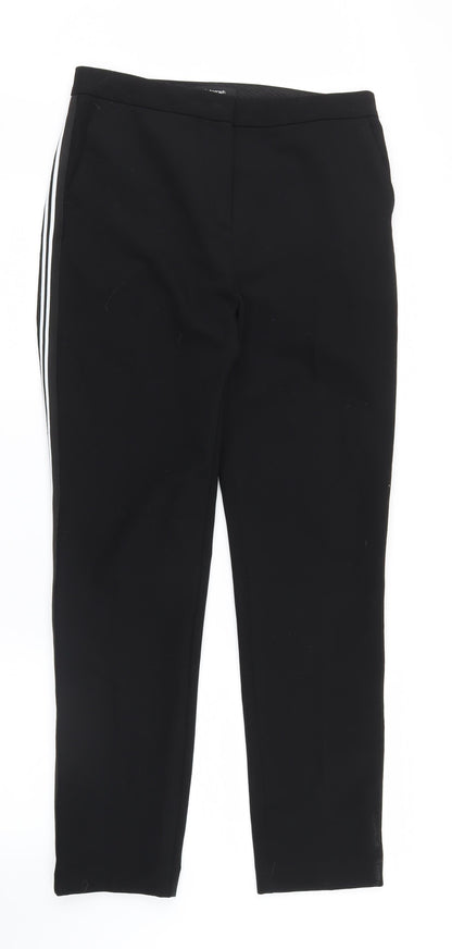 Womens UK Size 10 Marks and Spencer Regular Fit  Black Trousers