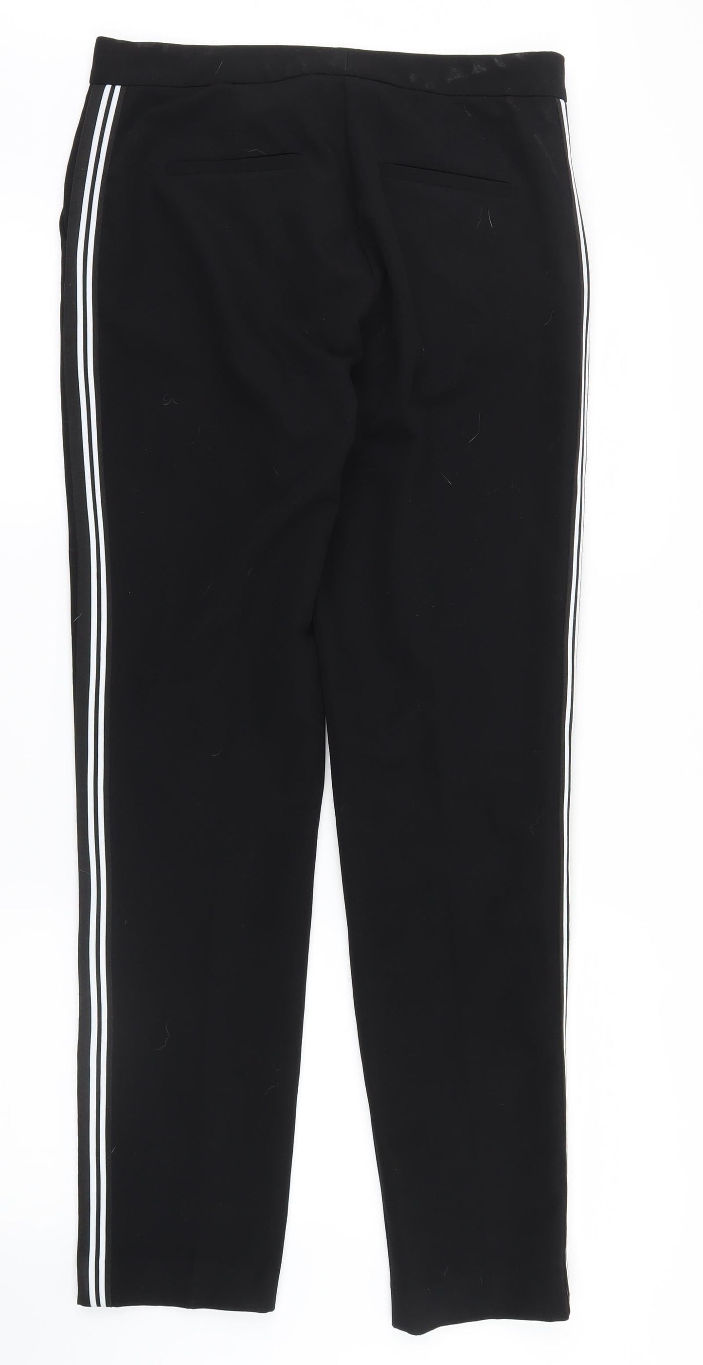 Womens UK Size 10 Marks and Spencer Regular Fit  Black Trousers
