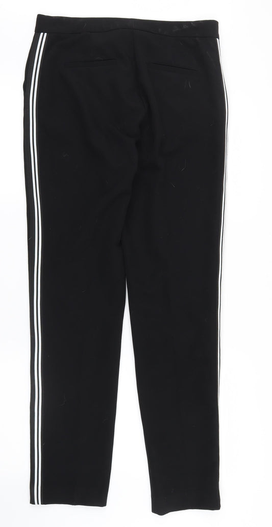 Womens UK Size 10 Marks and Spencer Regular Fit  Black Trousers