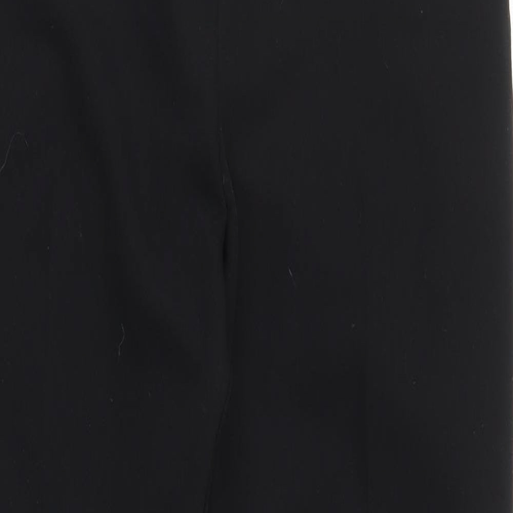 Womens UK Size 10 Marks and Spencer Regular Fit  Black Trousers