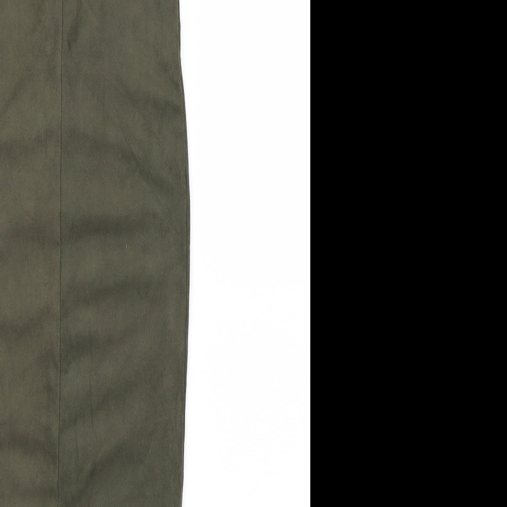 Atmosphere Womens Green  Velvet Bodycon  Size 4