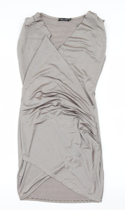 I SAW IT FIRST Womens Beige   Bodycon  Size 10
