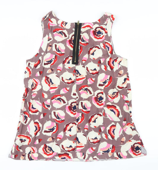 DUNNES Womens Blue Floral  Basic Blouse Size 12