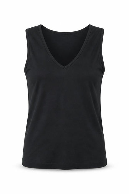 Womens UK Size 10 BHS Black Basic Tank