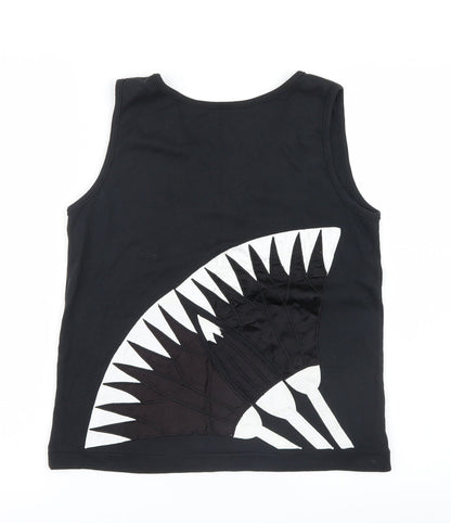 Womens UK Size 10 BHS Black Basic Tank