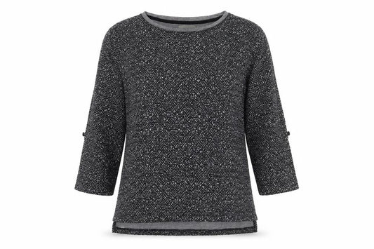 Papaya Womens Black  Knit Pullover Jumper Size 12