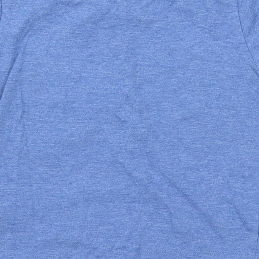 Primark Boys Blue   Basic T-Shirt Size 3-4 Years  - Even Superheroes Need  A Holiday