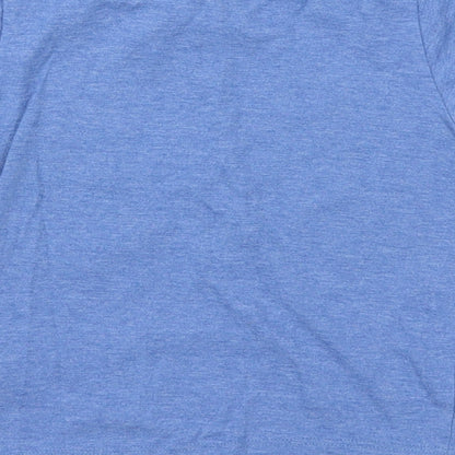 Primark Boys Blue   Basic T-Shirt Size 3-4 Years  - Even Superheroes Need  A Holiday