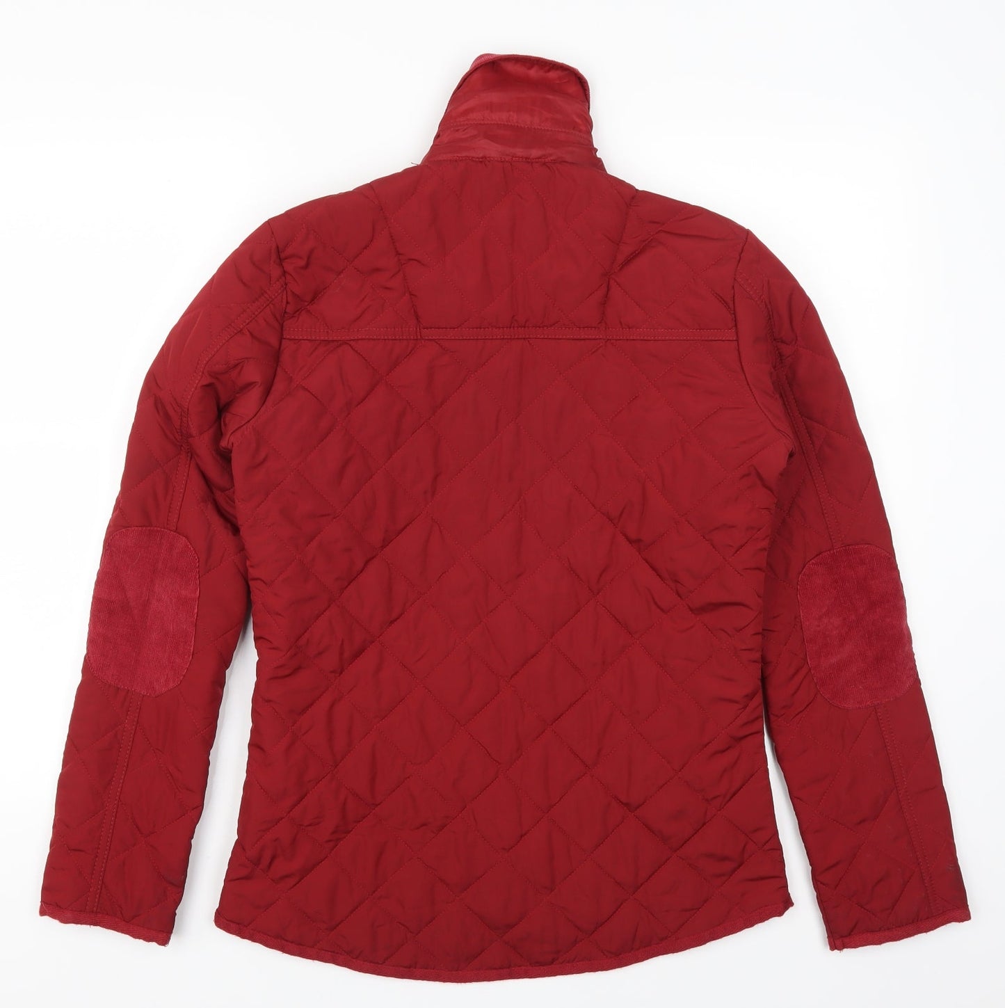 Denim Co Womens Red   Quilted Coat Size 8