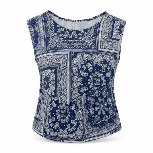 Womens UK Size M Pimkie Blue Basic T-Shirt