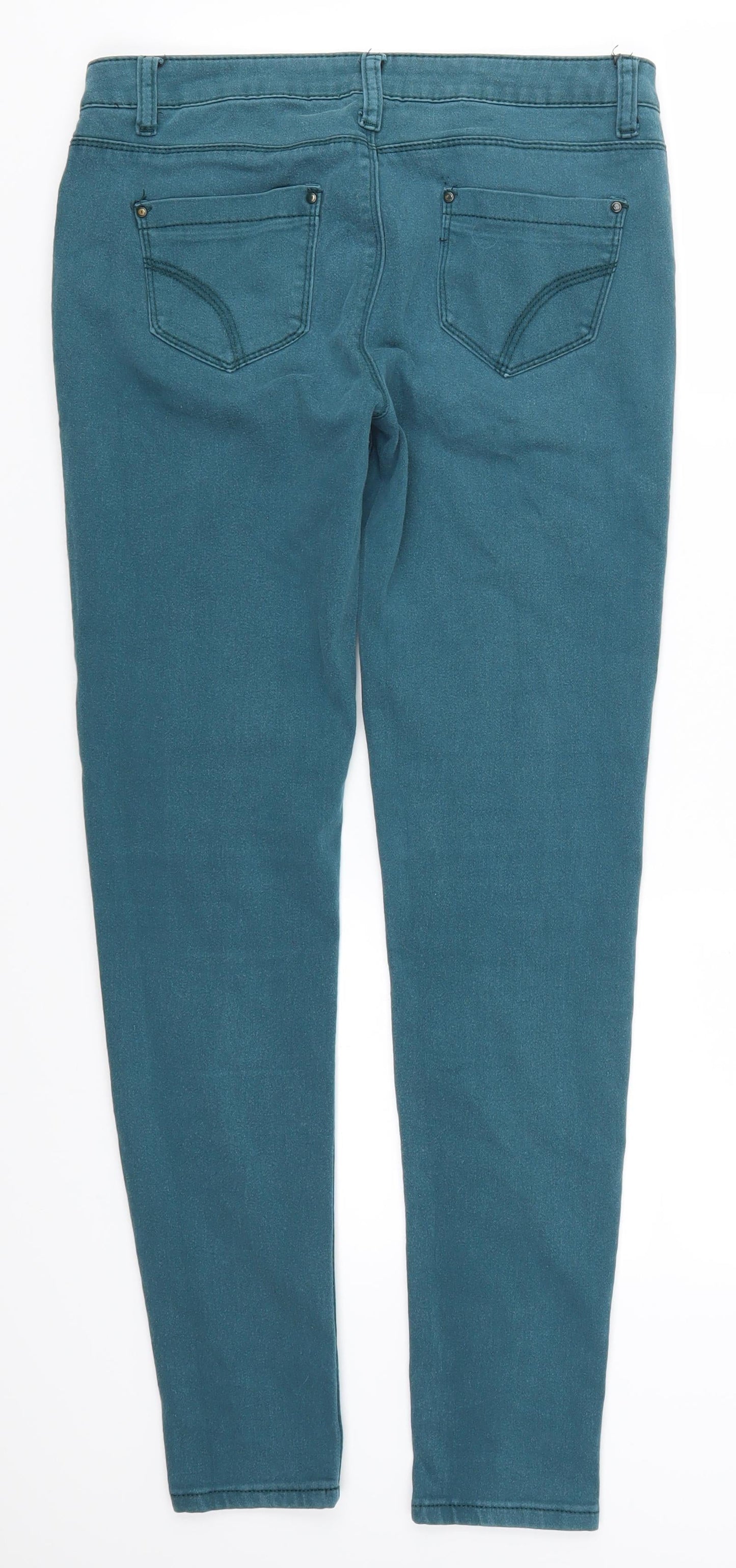 Denim Co Womens Blue  Denim Skinny Jeans Size 10 L28.5 in