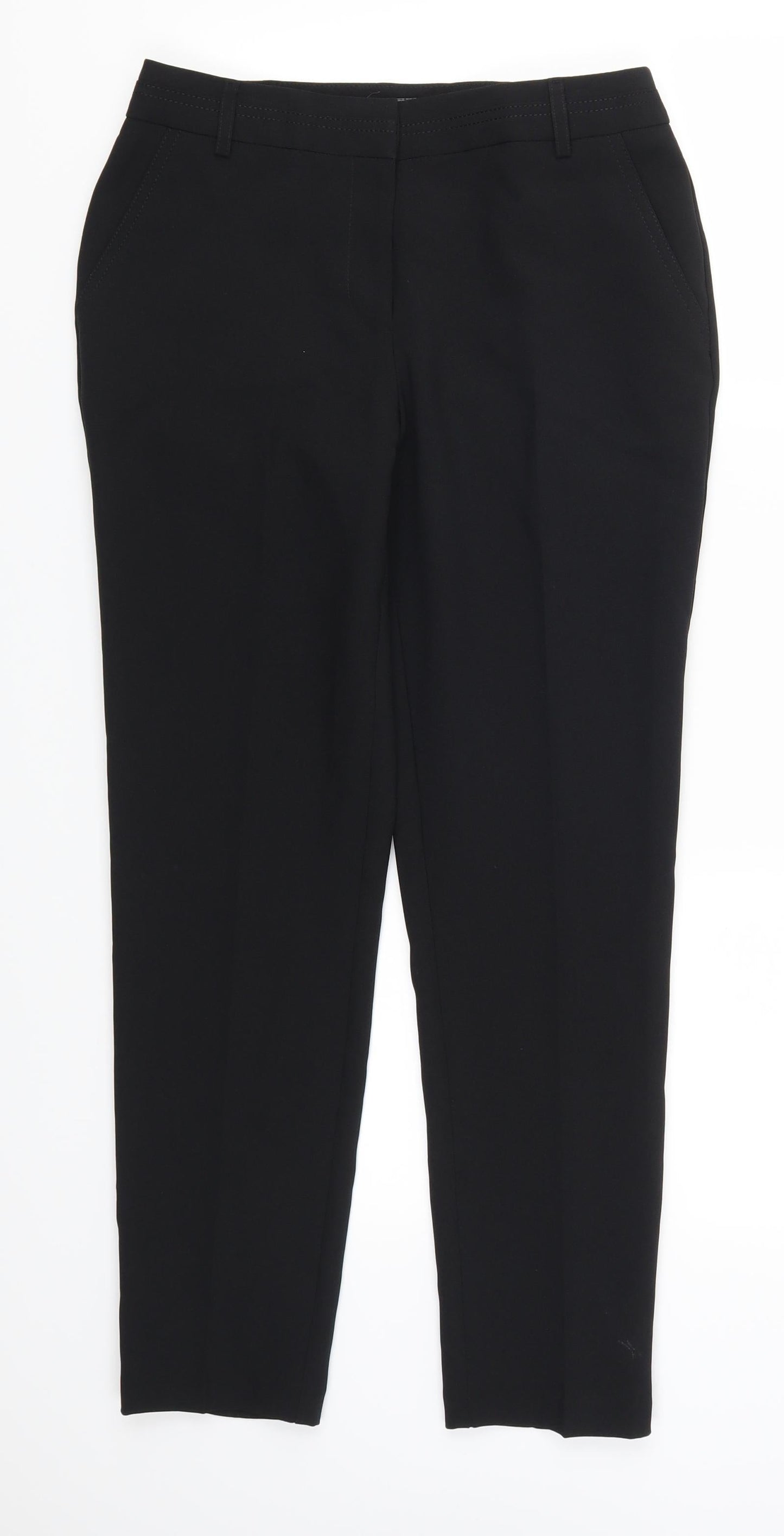 Primark Womens Black   Trousers  Size 8 L26 in