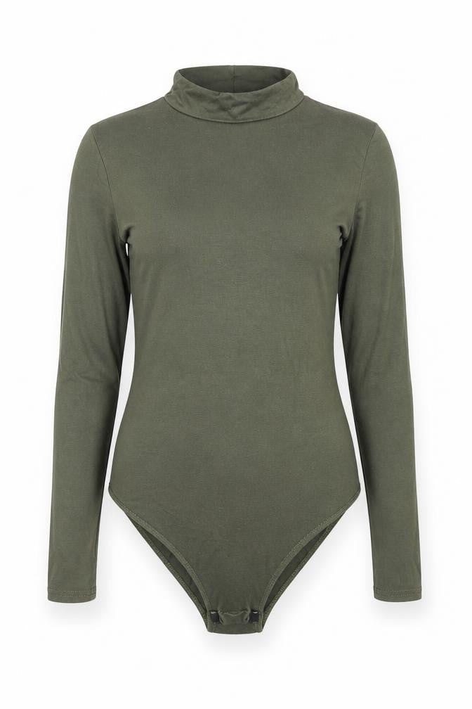 Womens UK Size 6 Boohoo One-Piece Green Bodysuit
