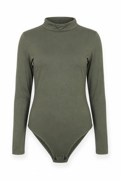 Womens UK Size 6 Boohoo One-Piece Green Bodysuit