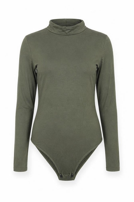 Womens UK Size 6 Boohoo One-Piece Green Bodysuit