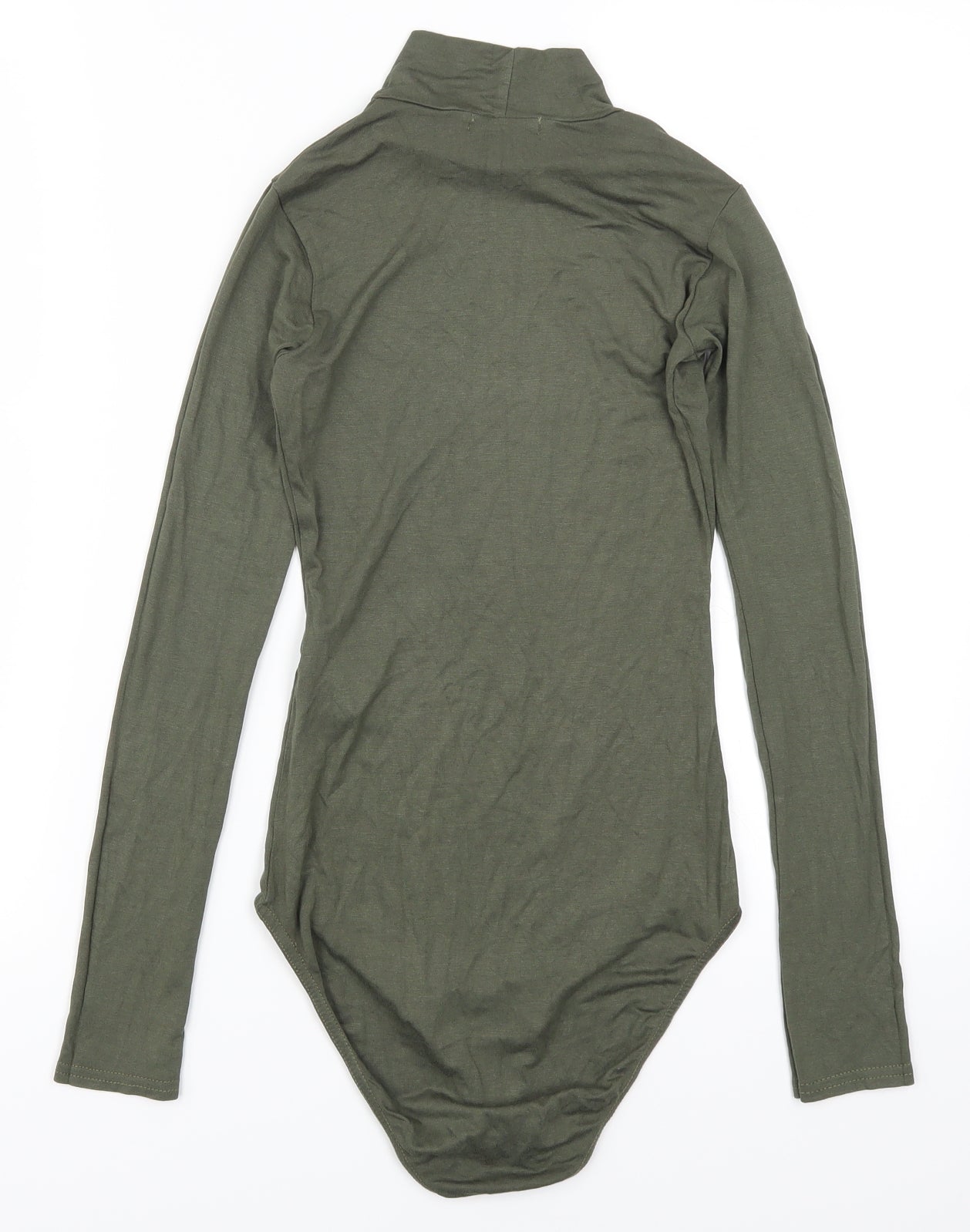 Boohoo Womens Green   Bodysuit One-Piece Size 6