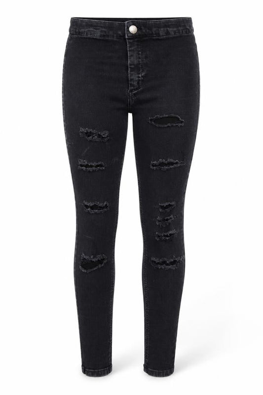 Womens UK Size 23 in Topshop Regular Fit Skinny Grey Jeans