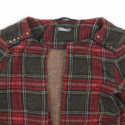 Next Girls Red Check  Jacket  Size 7 Years  - Green
