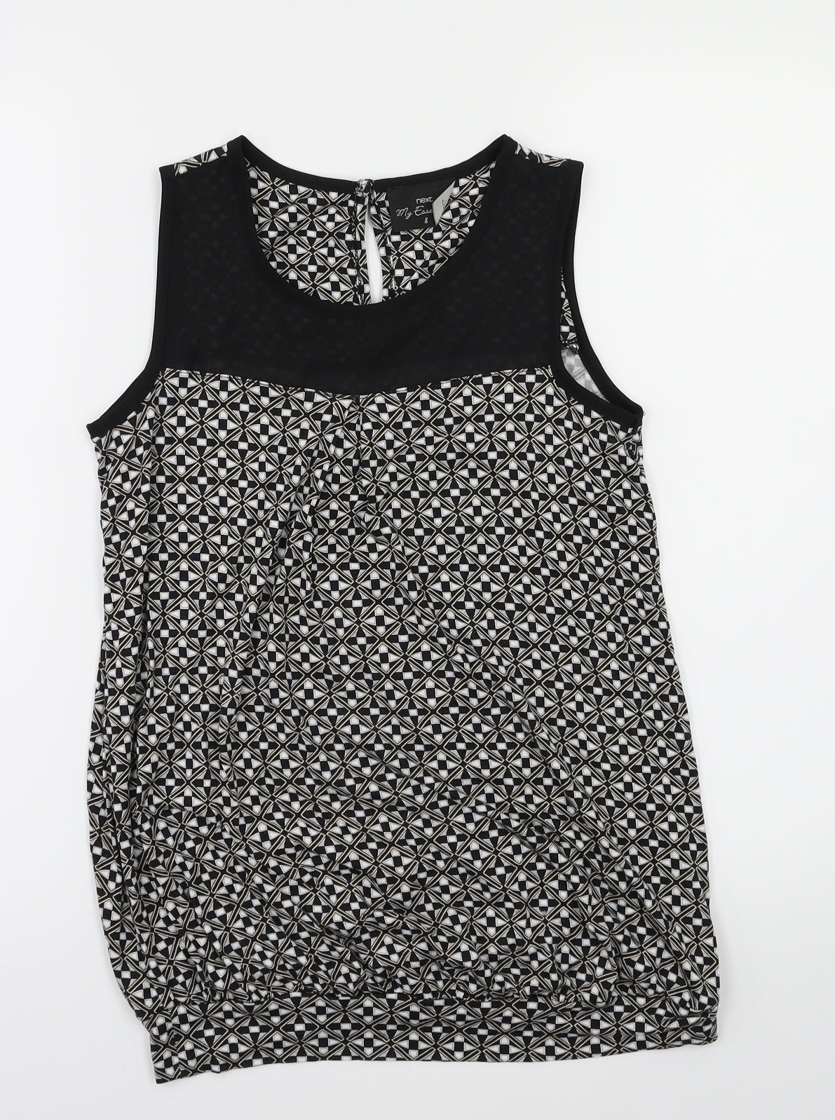 NEXT Womens Black   Basic T-Shirt Size 8