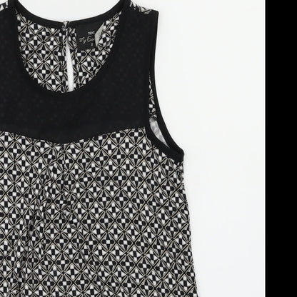 NEXT Womens Black   Basic T-Shirt Size 8