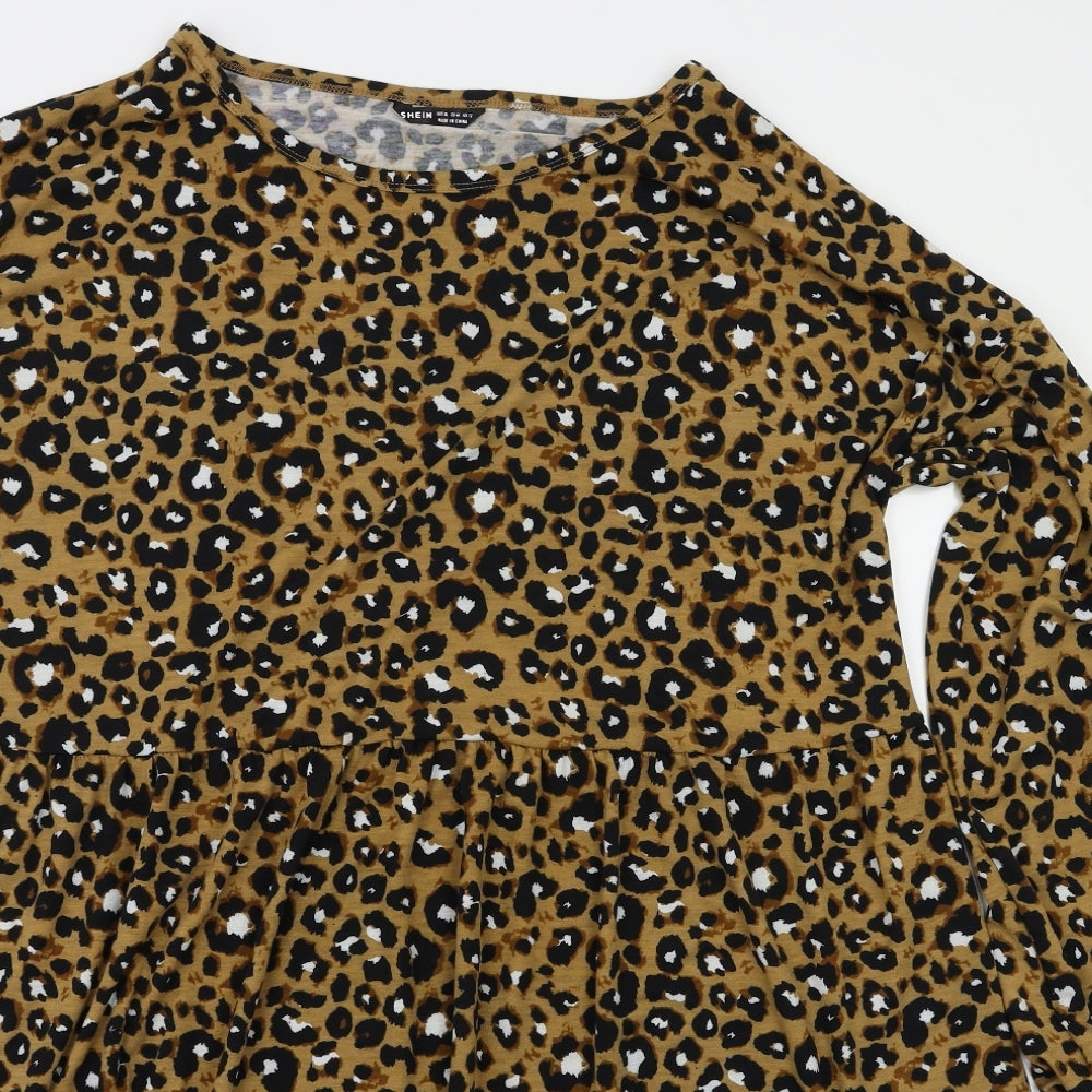 SheIn Womens Yellow   Fit & Flare