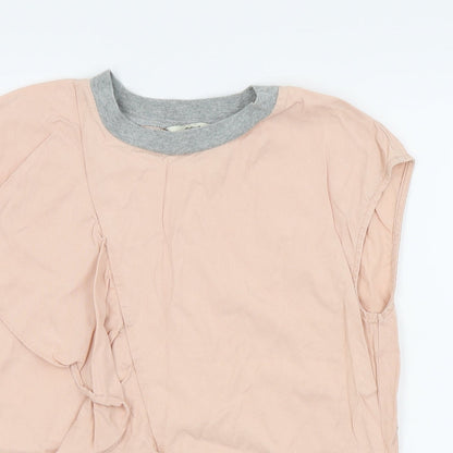 Womens UK Size 12 NEXT Pink Basic T-Shirt