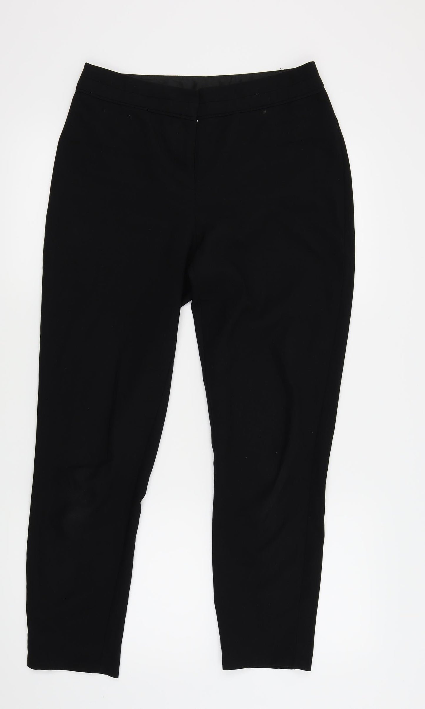 F&F Womens Black   Trousers  Size 10 L27 in