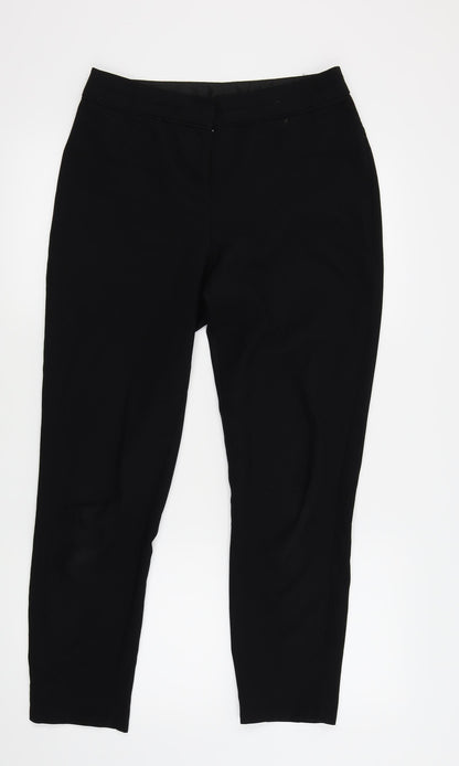 F&F Womens Black   Trousers  Size 10 L27 in