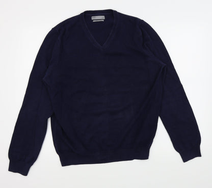 Mens UK Size M M&S Blue Pullover Sweatshirt