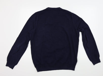Mens UK Size M M&S Blue Pullover Sweatshirt