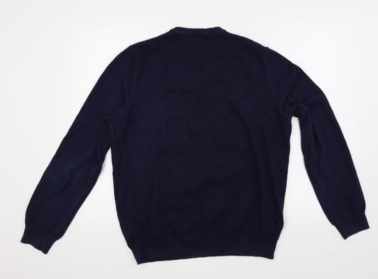 Mens UK Size M M&S Blue Pullover Sweatshirt