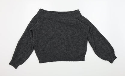 Divided by H&M Womens Grey   Pullover Jumper Size L