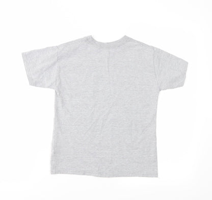 Disney Girls Grey  Jersey Basic T-Shirt Size S  - Mermaid