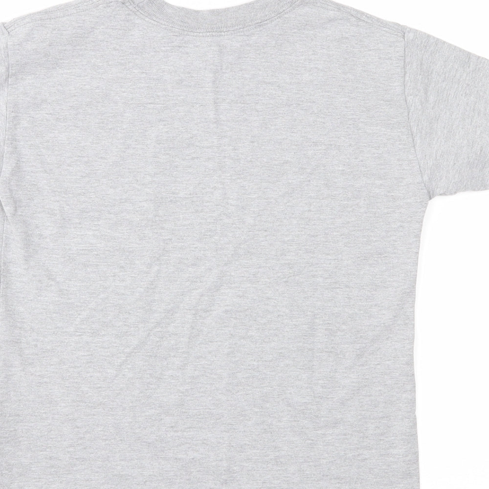 Disney Girls Grey  Jersey Basic T-Shirt Size S  - Mermaid