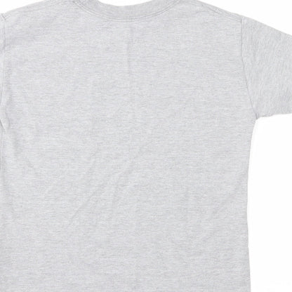 Disney Girls Grey  Jersey Basic T-Shirt Size S  - Mermaid