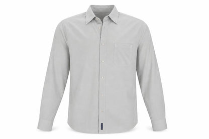 Mens UK Size L Chapter & Verse Grey  Button-Up Long Sleeve Casual Shirt