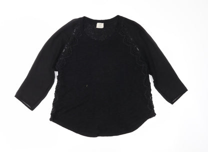 Pins & Needles Womens Black  Knit Pullover Jumper Size M