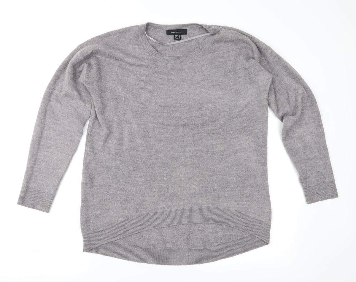 Atmosphere Womens Grey  Knit Pullover Jumper Size 10