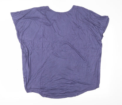 Womens UK Size XL O'Neill Purple Basic Blouse