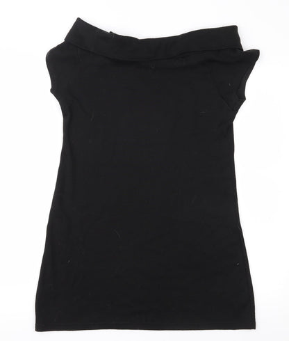 Miso Womens Black  Jersey Shift  Size M