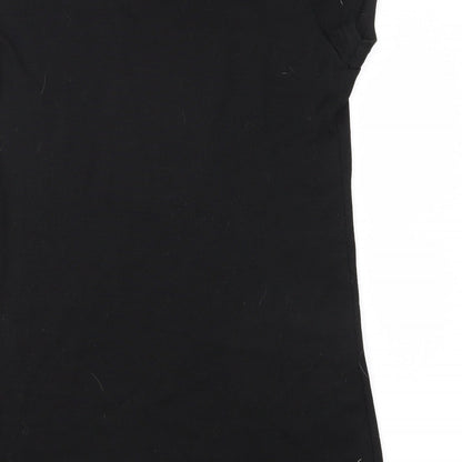 Miso Womens Black  Jersey Shift  Size M