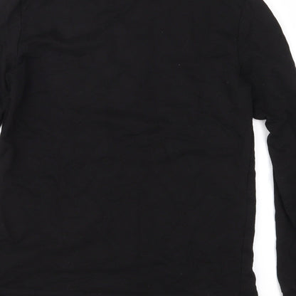 H&M Girls Black   Pullover Sweatshirt Size 11-12 Years