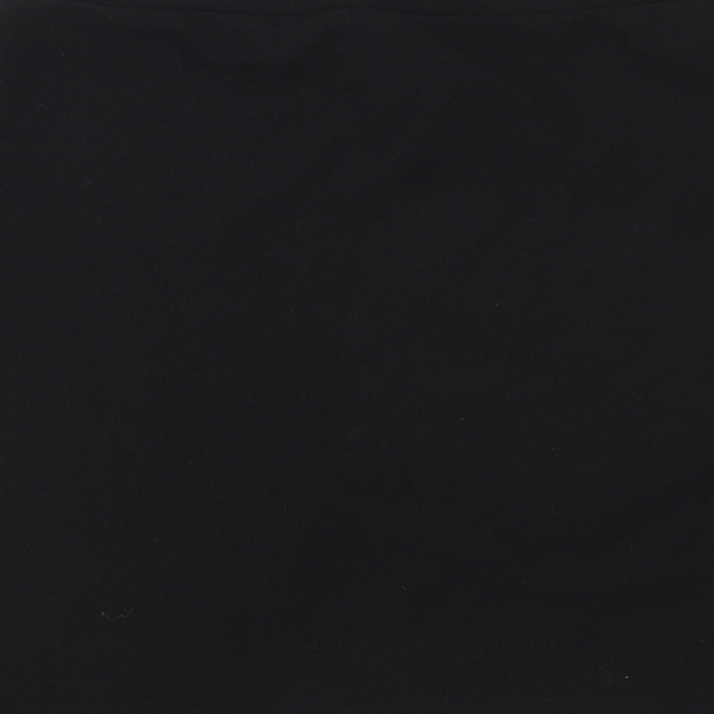 Prague Womens Black  Jersey Straight & Pencil Skirt Size 8