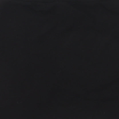Prague Womens Black  Jersey Straight & Pencil Skirt Size 8
